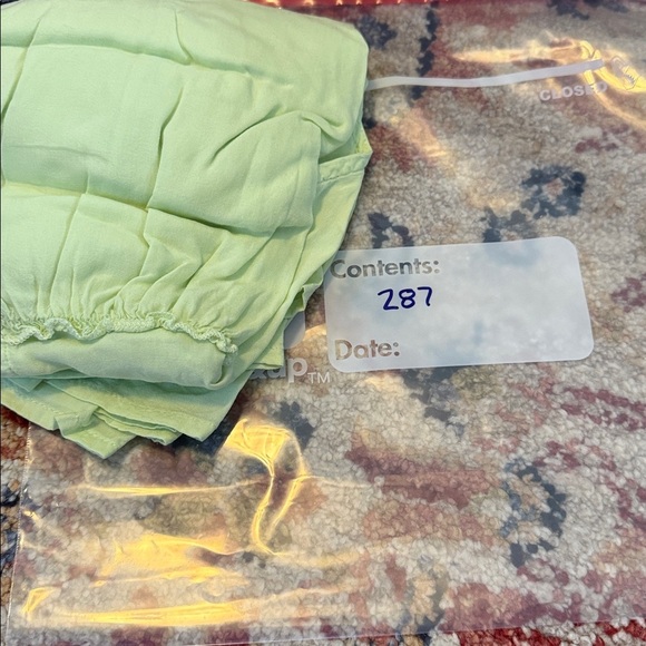 O'Neill Juniors' Mint Green Linnet Tiered Swimsuit Cover Up Dress Medium - Picture 9 of 9